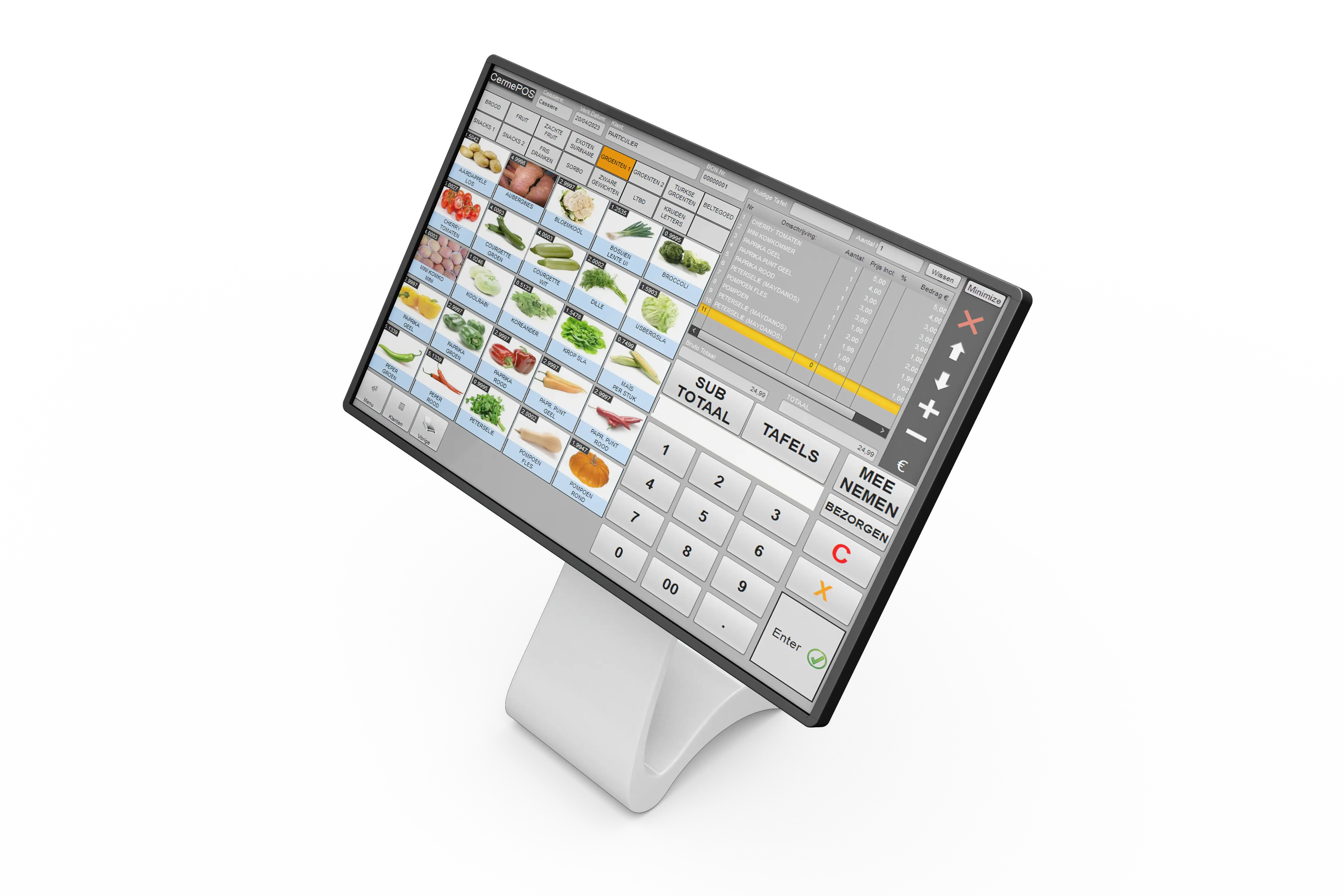 CermePOS POS kassasysteem interface