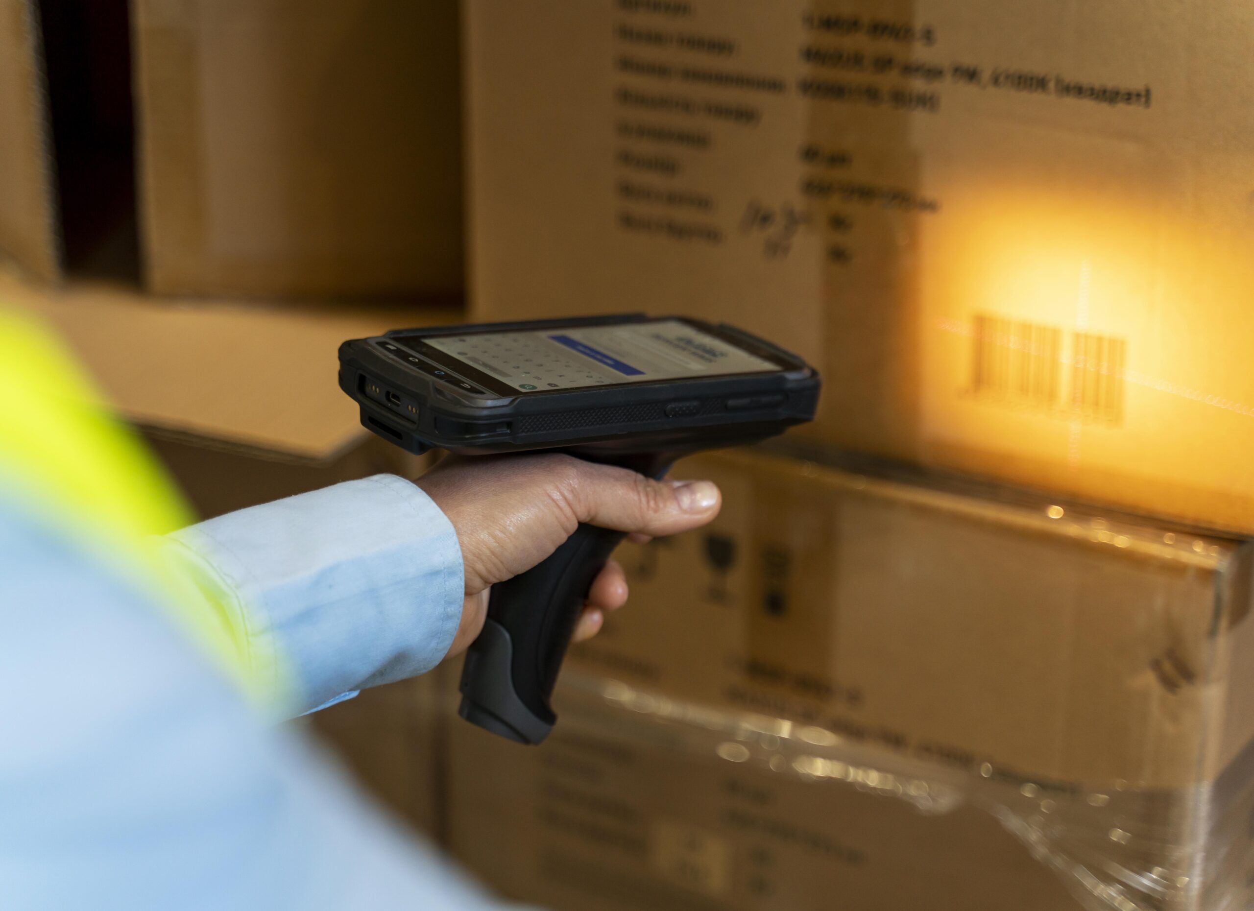 Barcode scannen met CermePOS handscanner terminal